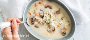 champignon-kippensoep