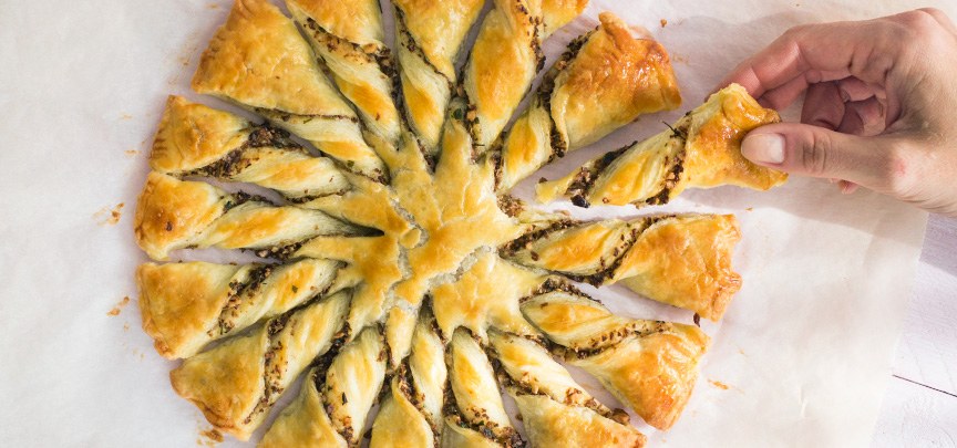 Recept bladerdeegster + review Het hartige bakboek