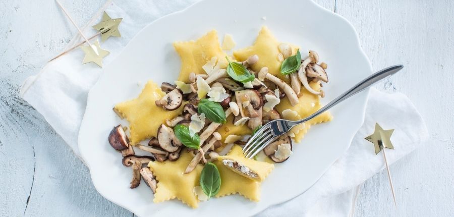 Ster ravioli met truffel
