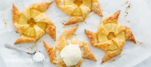 ananas-sterren-met-kokos