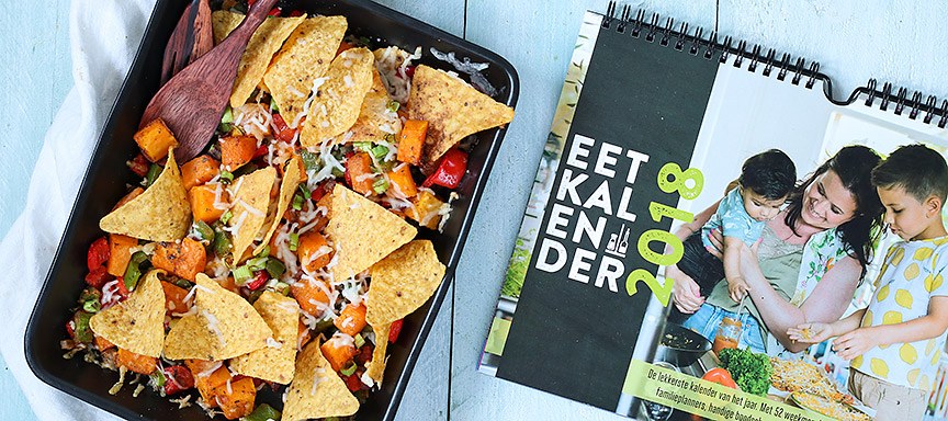 Review Francesca Kookt Eetkalender + recept nacho schotel met pompoen
