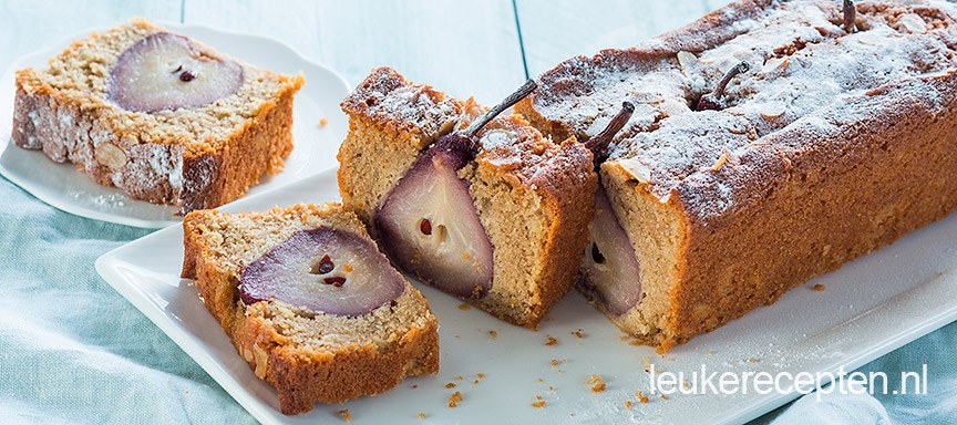 Stoofperen cake