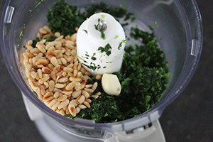 pasta-boerenkoolpesto www.leukerecepten.nl