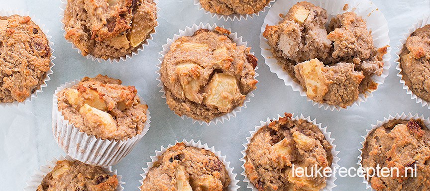 Gezonde appel cakejes