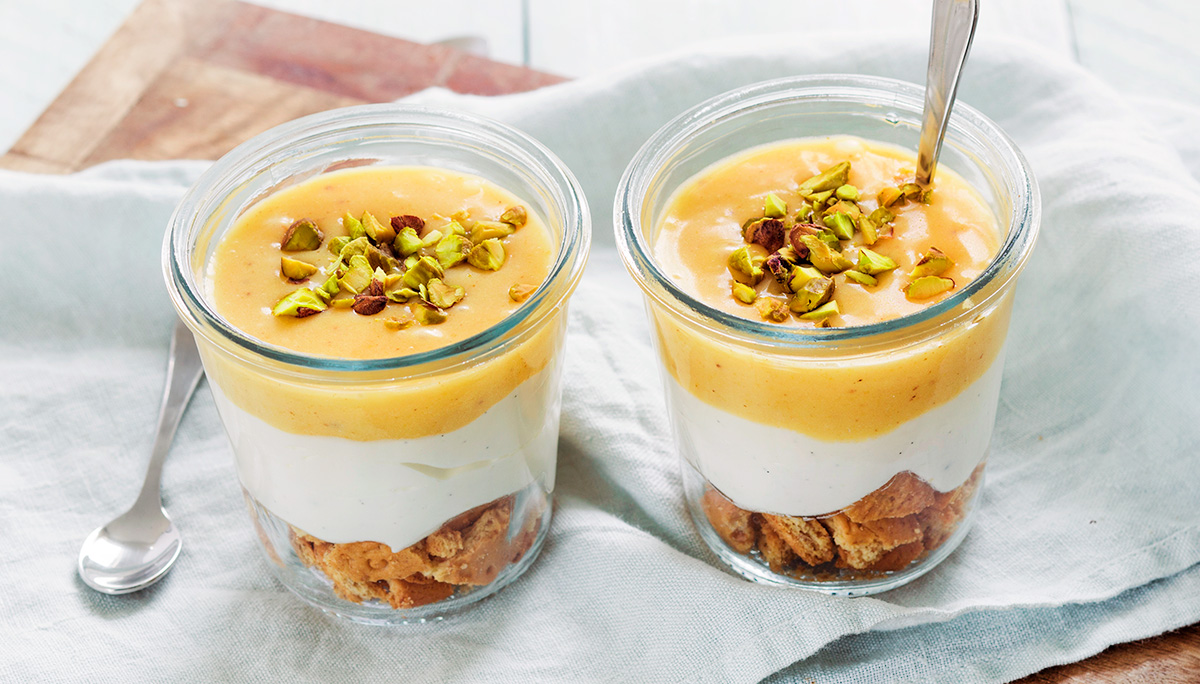 Trifle met lemon curd