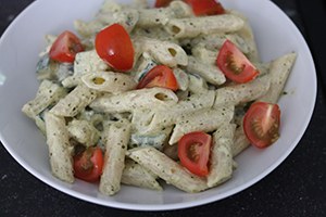 pasta_pesto_kip www.leukerecepten.nl