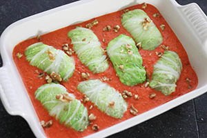 koolrolletjes geitenkaas www.leukerecepten.nl