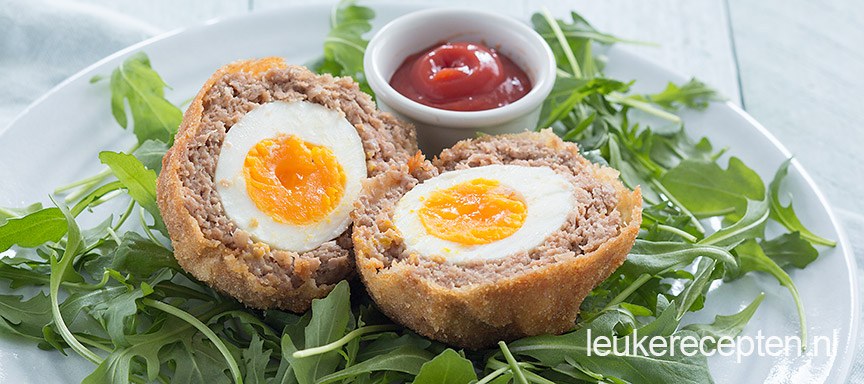 Gehaktballen met ei (scotch eggs)