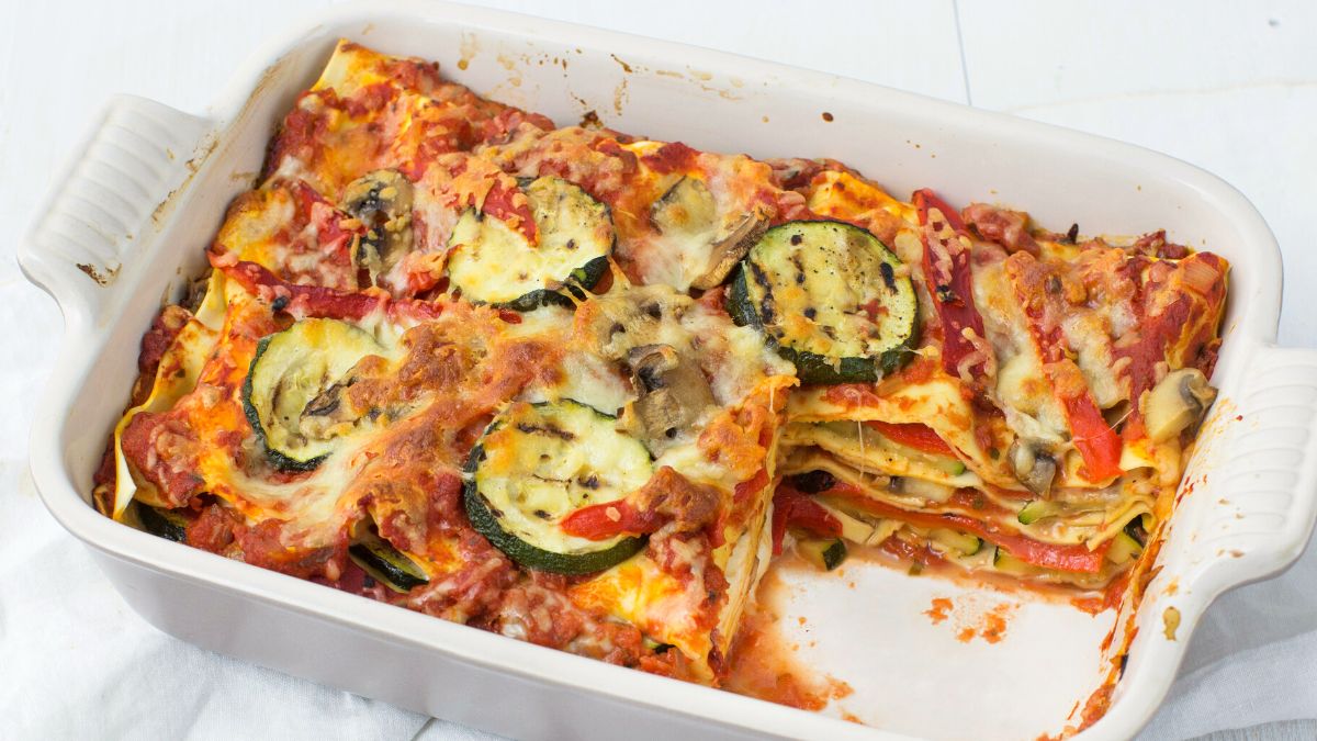 Vegetarische groentelasagne