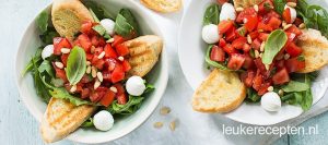 bruschetta salade www.leukerecepten.nl