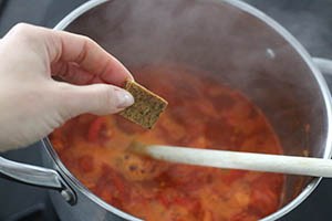 chinese tomatensoep stap 2