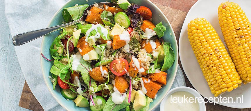 Mexicaanse zoete aardappel salade