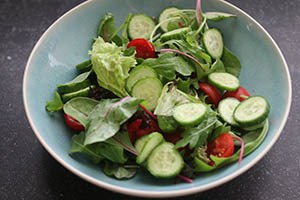quinoa zoete aardappel salade www.leukerecepten.nl