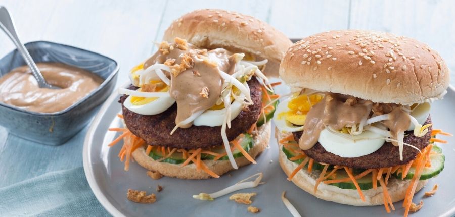 Gado gado burger
