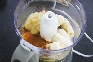 mango met bananenbrood www.leukerecepten.nl