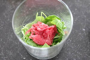 carpaccio glaasje www.leukerecepten.nl