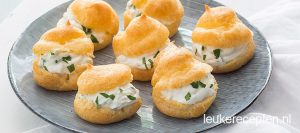 soesjes geitenkaasmousse www.leukerecepten.nl