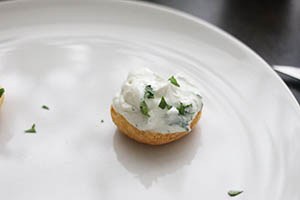 soesjes geitenkaasmousse www.leukerecepten.nl