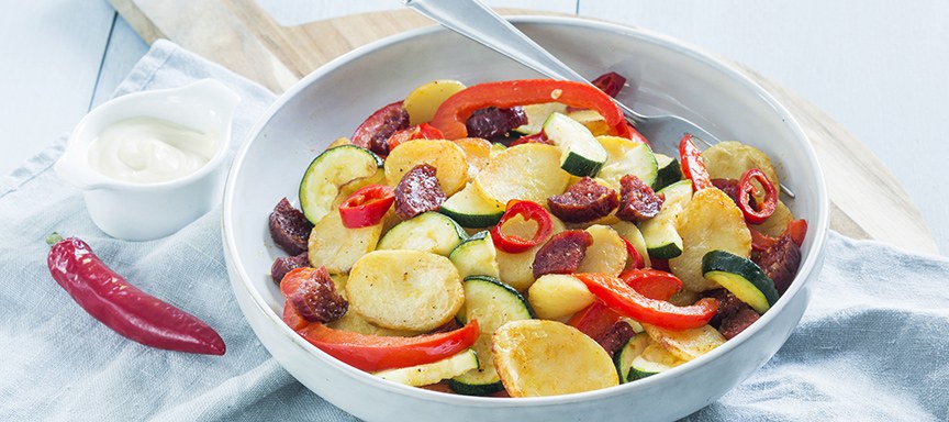 Spaanse aardappelschotel uit de Airfryer