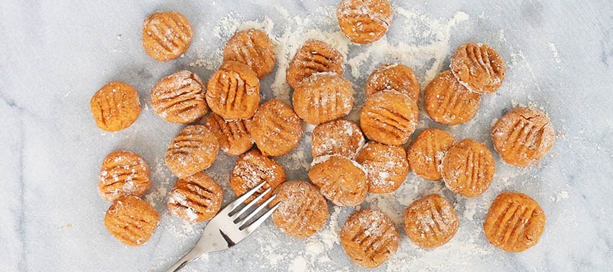 Zoete aardappel gnocchi basisrecept