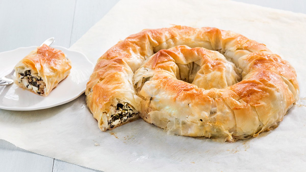 Börek met spinazie