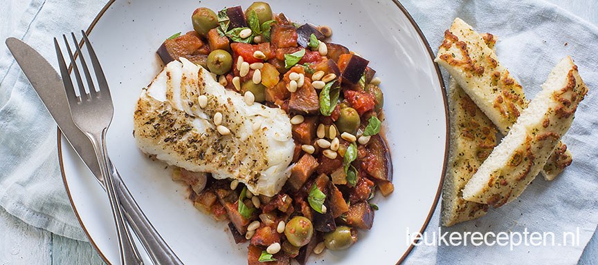 Caponata met vis