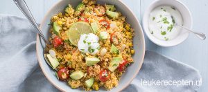 couscous salade met avocado www.leukerecepten.nl