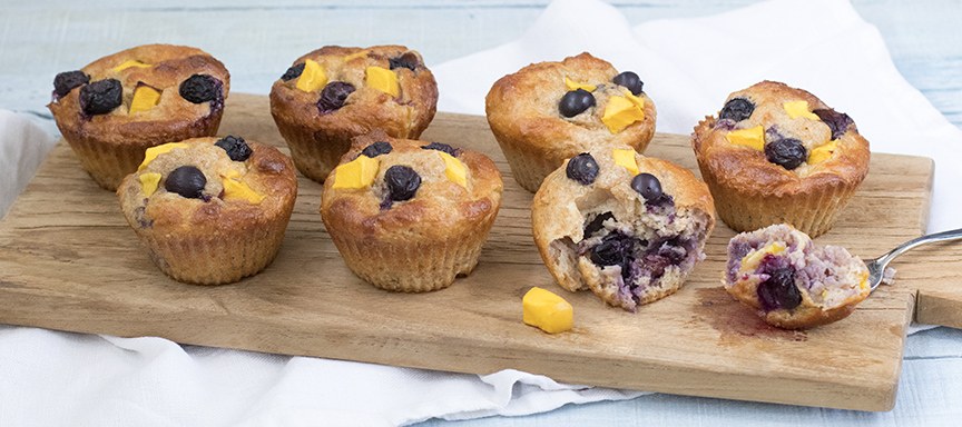 Kwarkbrood muffins met kokos