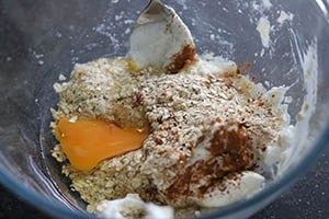 havermout taartje uit airfryer www.leukerecepten.nl