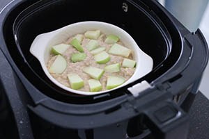 havermout taartje uit airfryer www.leukerecepten.nl