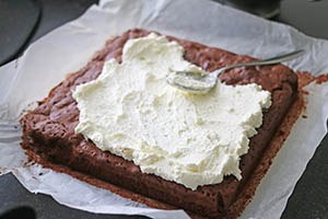 aardbeien-brownies www.leukerecepten.nl