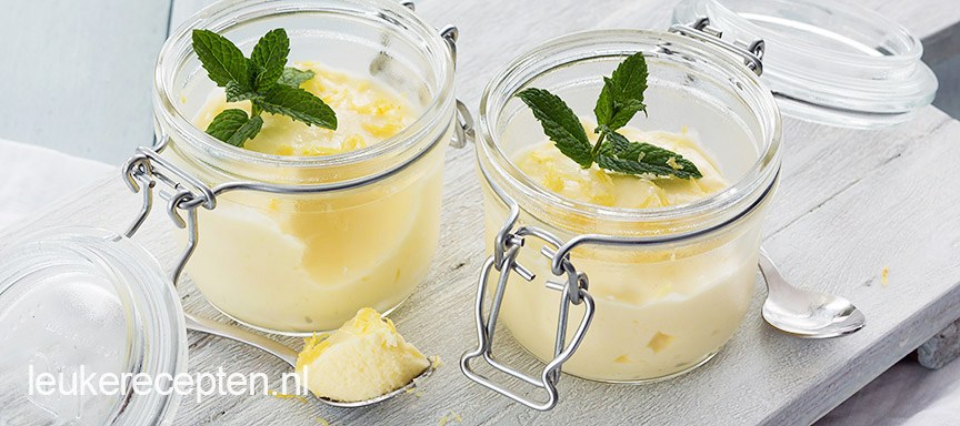 Frisse citroenmousse