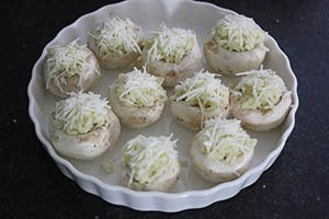 gevulde champignons met risotto www.leukerecepten.nl