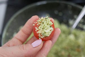 gevulde tomaatjes met couscous www.leukerecepten.nl