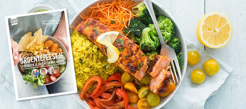 Zalm piri piri bowl + gratis kookboek ‘groentefeestje’