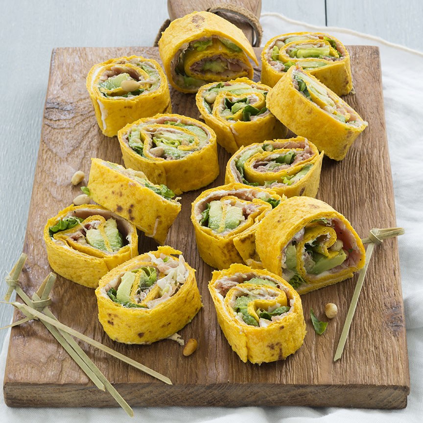 Wrap rolletjes serranoham