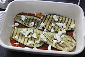 aubergine ovenschotel geitenkaas www.leukerecepten.nl