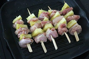 boontjes sajoer met kipspies www.leukerecepten.nl