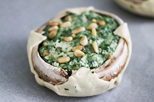 portobello met bladerdeeg www.leukerecepten.nl