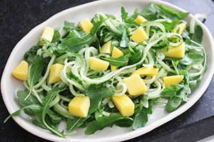 komkommer noedelsalade met garnalen www.leukerecepten.nl