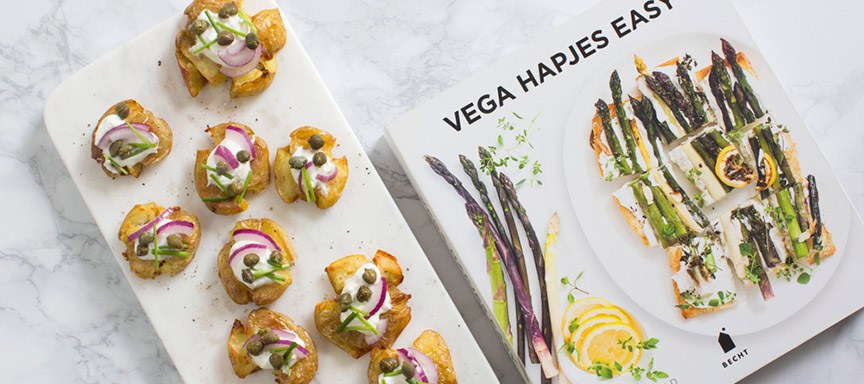 Review Vega Hapjes Easy + recept latkes uit de oven
