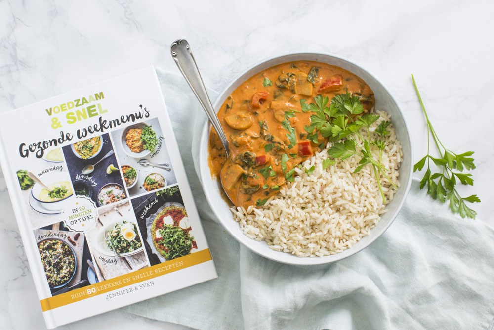 Review boek Gezonde weekmenu’s + vegetarische stroganoff