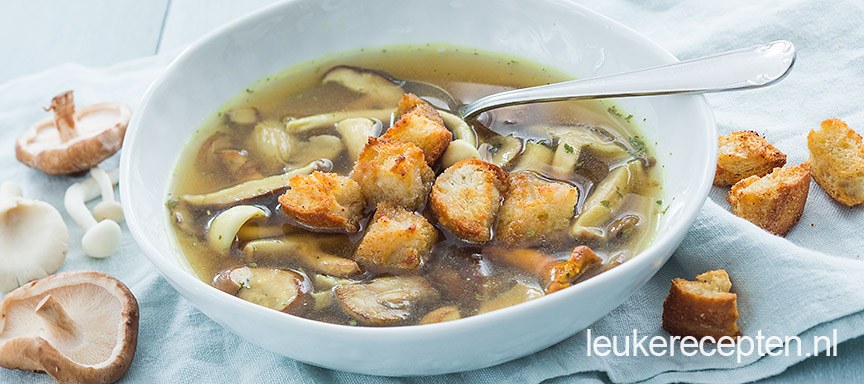 Paddenstoelenbouillon