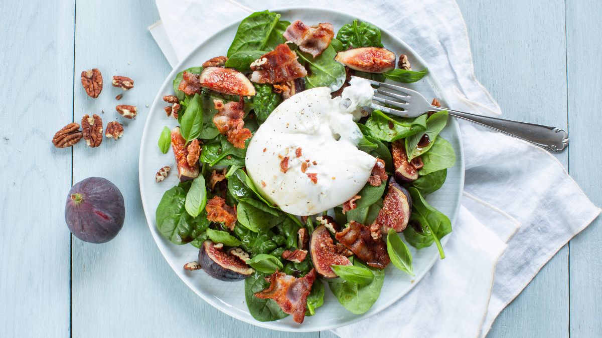 Vijgen salade met burrata