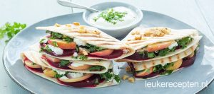Quesadilla boerenkool www.leukerecepten.nl