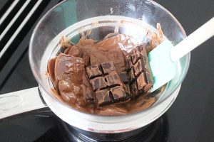 chocolademousse stap 1