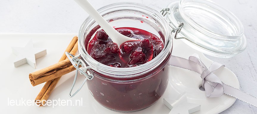 Snelle cranberry compote