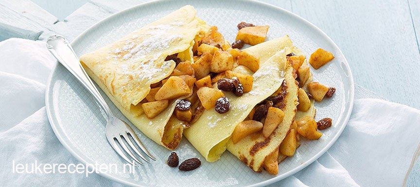 Crêpes met appel