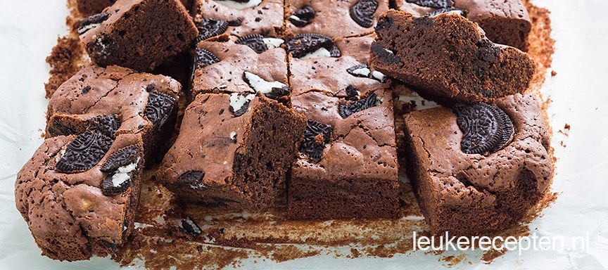 Brownies met Oreo