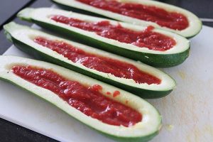 courgette pizza vulling www.leukerecepten.nl